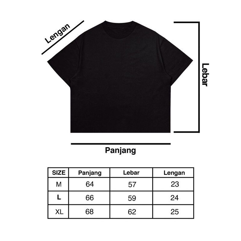 HIGHLY TOXIC T-shirt size guide