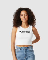 HIGHLY TOXIC CROP TOP White
