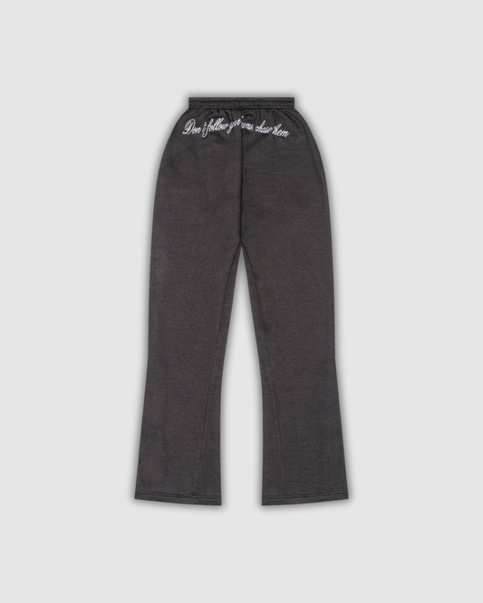 ANGEL FLARE PANTS ANTHRACITE